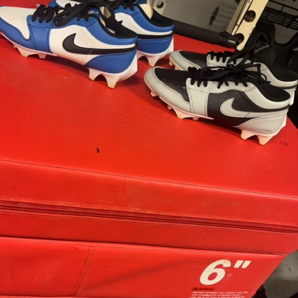 Nike Kids Soccer Cleats - Blue and Black